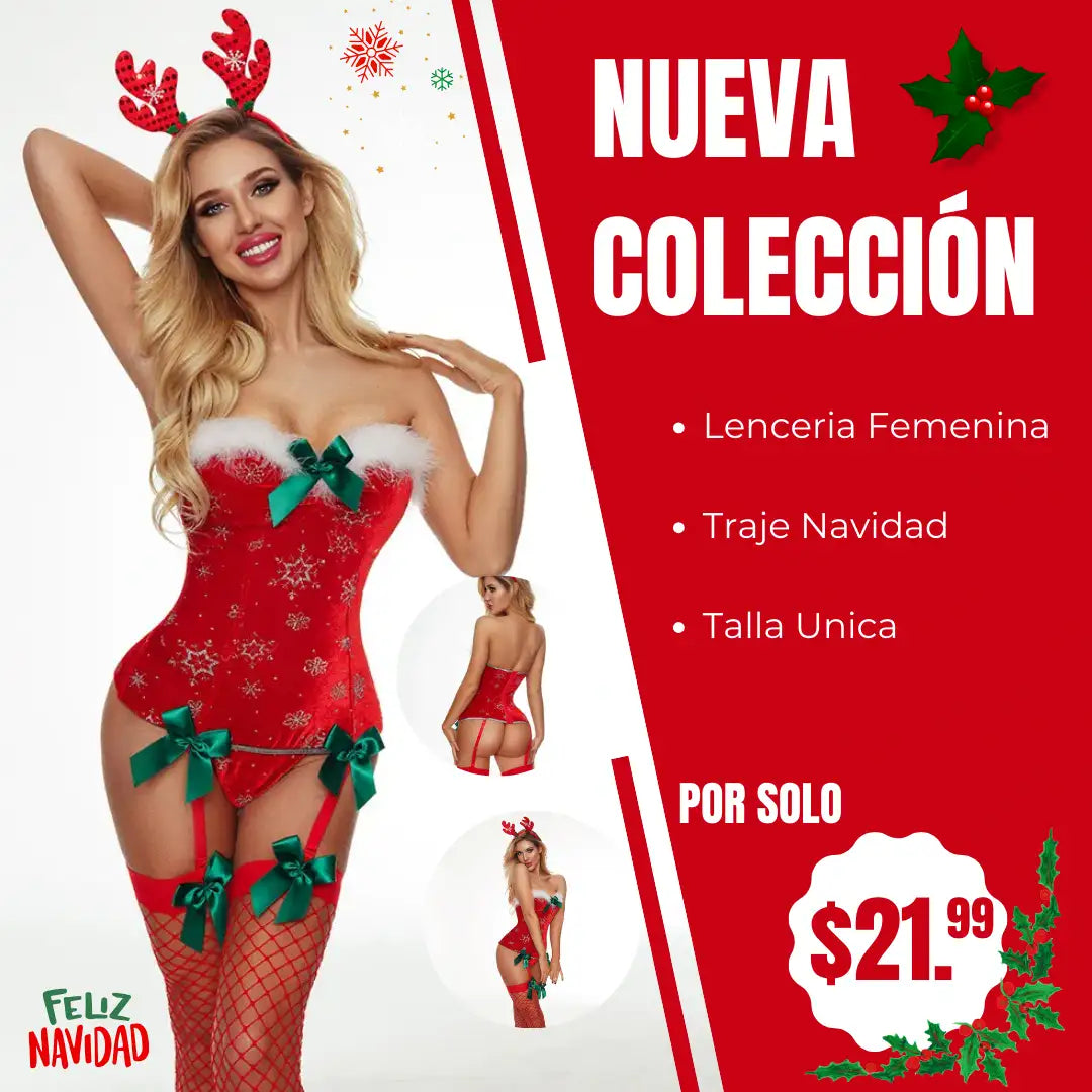 Lencería Traje Navideño