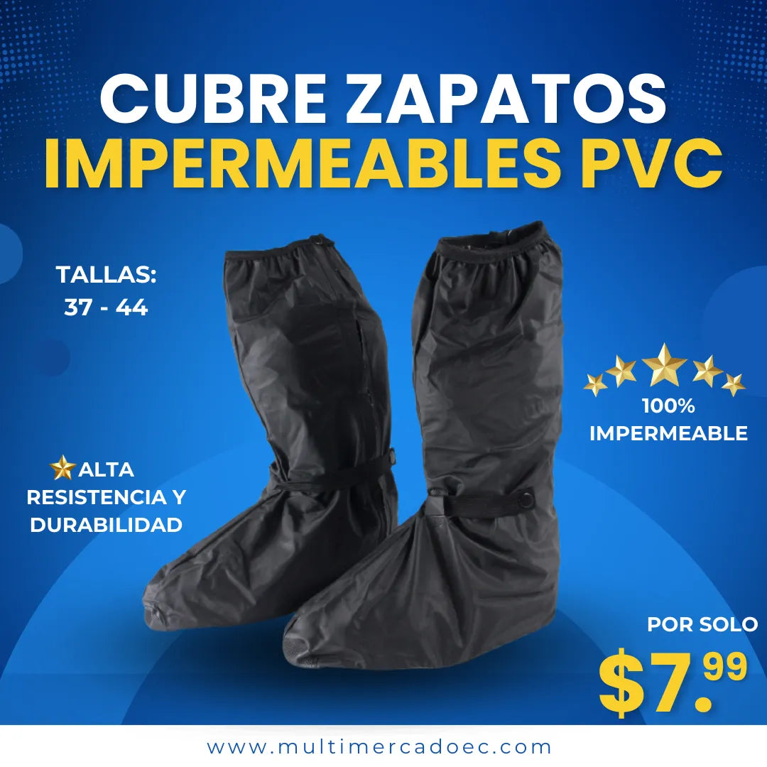 Cubre Zapatos Impermeable PVC