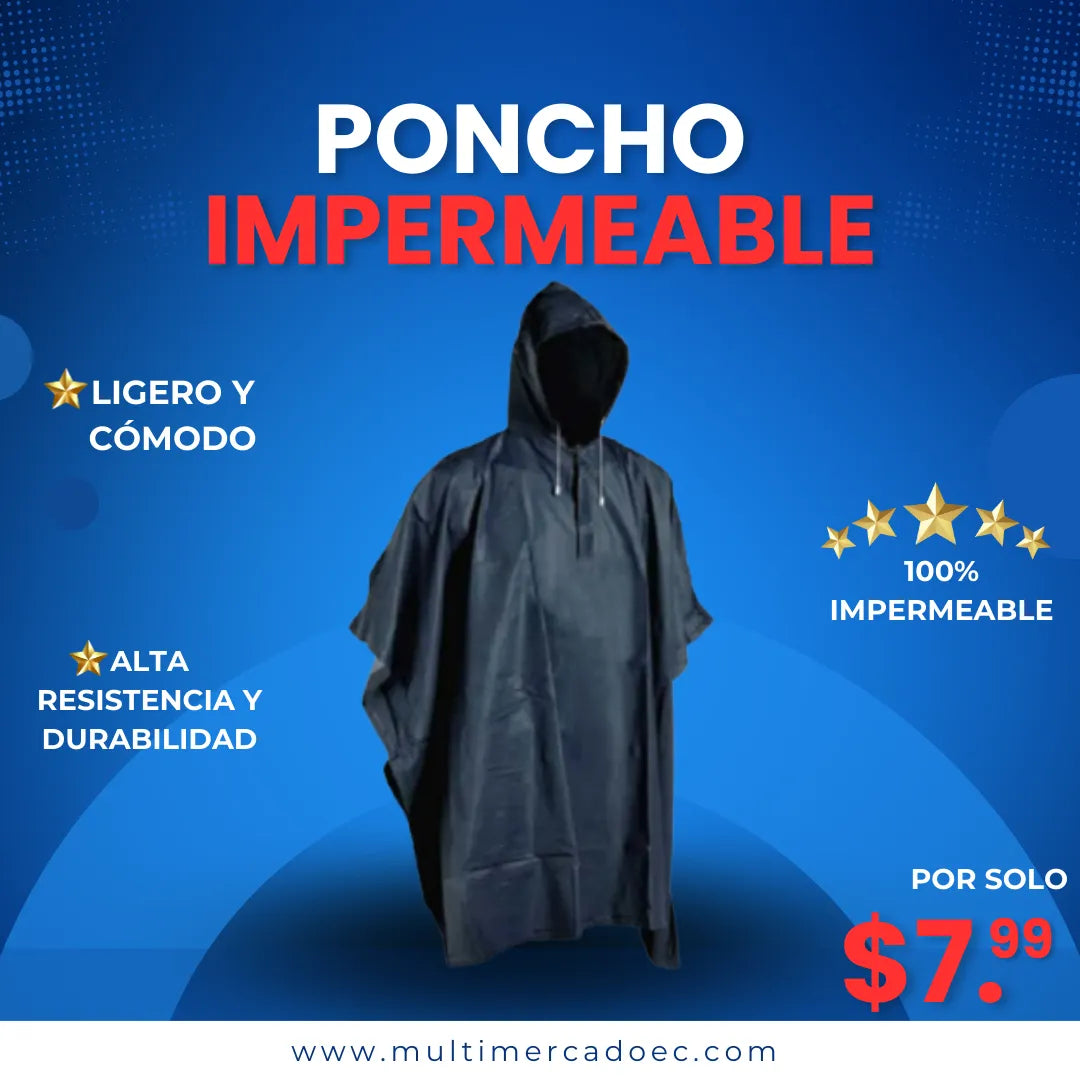 Poncho Impermeable