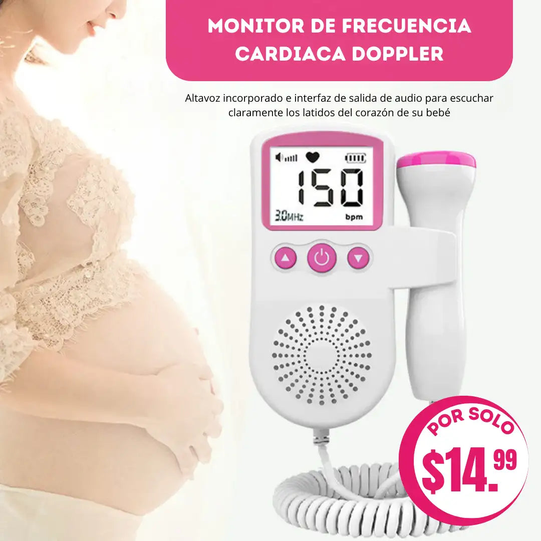 Monitor de frecuencia cardiaca Doopler