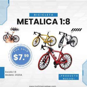 bicicleta metálica de colección escala 1:8 modelo detallado 2020a