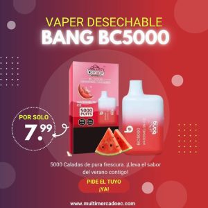 Vaper Bang BC5000 Puffs | Frescura y Diseño Pocket