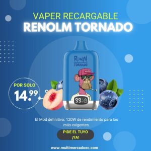 renolm tornado 120w | mod profesional de alto rendimiento