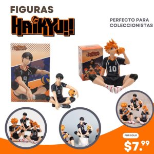figuras haikyuu!! hinata y kageyama coleccionables premium