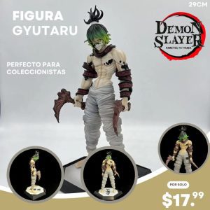 Figura de acción Gyutaro Demon Slayer 29cm colección Kimetsu no Yaiba Ecuador.