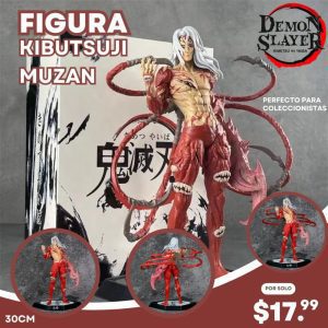 Figura Muzan Kibutsuji transformación final Demon Slayer 30cm colección Ecuador.