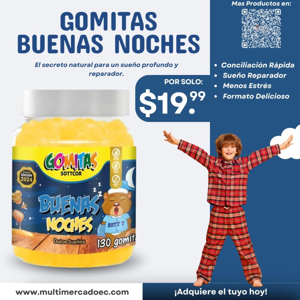 gomitas buenas noches sottcor kids sueño reparador y conciliación rápida 130 gomitas gomitas buenas noches sottcor kids sueño reparador y conciliación rápida 130 gomitas