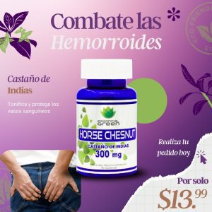 castaño de indias "horse chestnut" 300mg essencial green (70 tabletas)