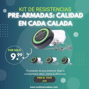 kit resistencias pre armadas | calidad y potencia en cada calada