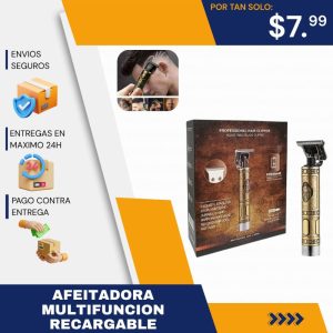 afeitadora profesional buda t blade inalámbrica y recargable para contornos y barba