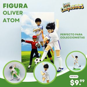 Figura de Oliver Atom Super Campeones Tsubasa Ozora fútbol anime Ecuador.