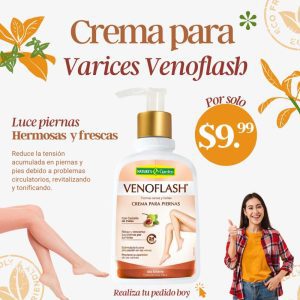 crema para varices venoflash nature's garden piernas sanas y bellas