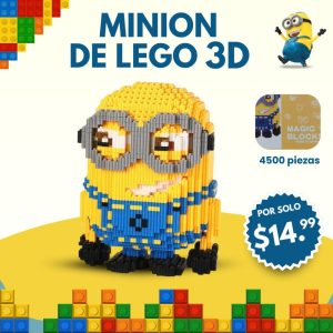 minion de bloques 3d (estilo lego) set de 4500 piezas