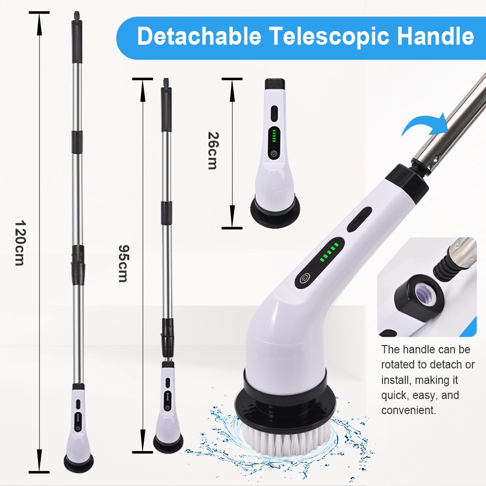 cepillo de limpieza eléctrico 7 en 1 recargable multifuncional e inalámbrico cepillo de limpieza eléctrico 7 en 1 recargable multifuncional e inalámbrico