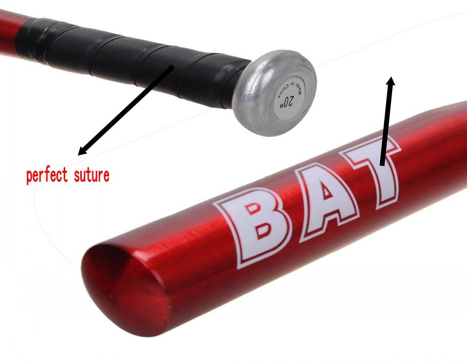 bate de béisbol de aluminio 20" ultra resistente ligero y ergonómico bate de béisbol de aluminio 20" ultra resistente ligero y ergonómico