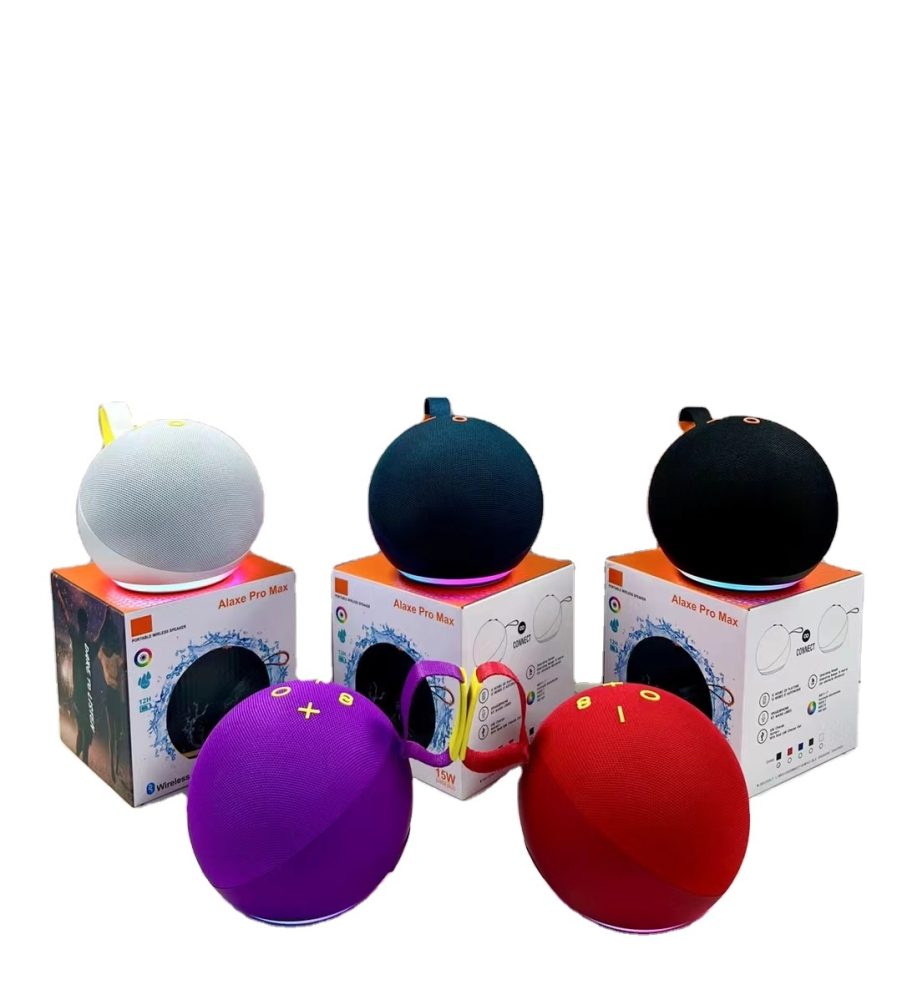 parlante asistente alaxe pro max bluetooth con luces rgb parlante asistente alaxe pro max bluetooth con luces rgb