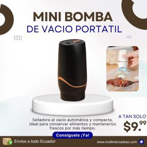 mini bomba de vacío portátil