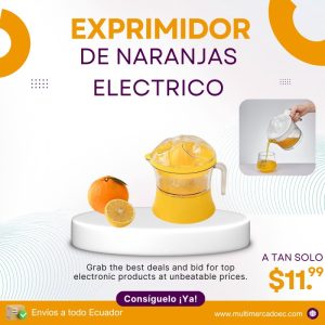 exprimidor de naranjas eléctrico portátil usb