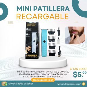 mini patillera recargable profesional