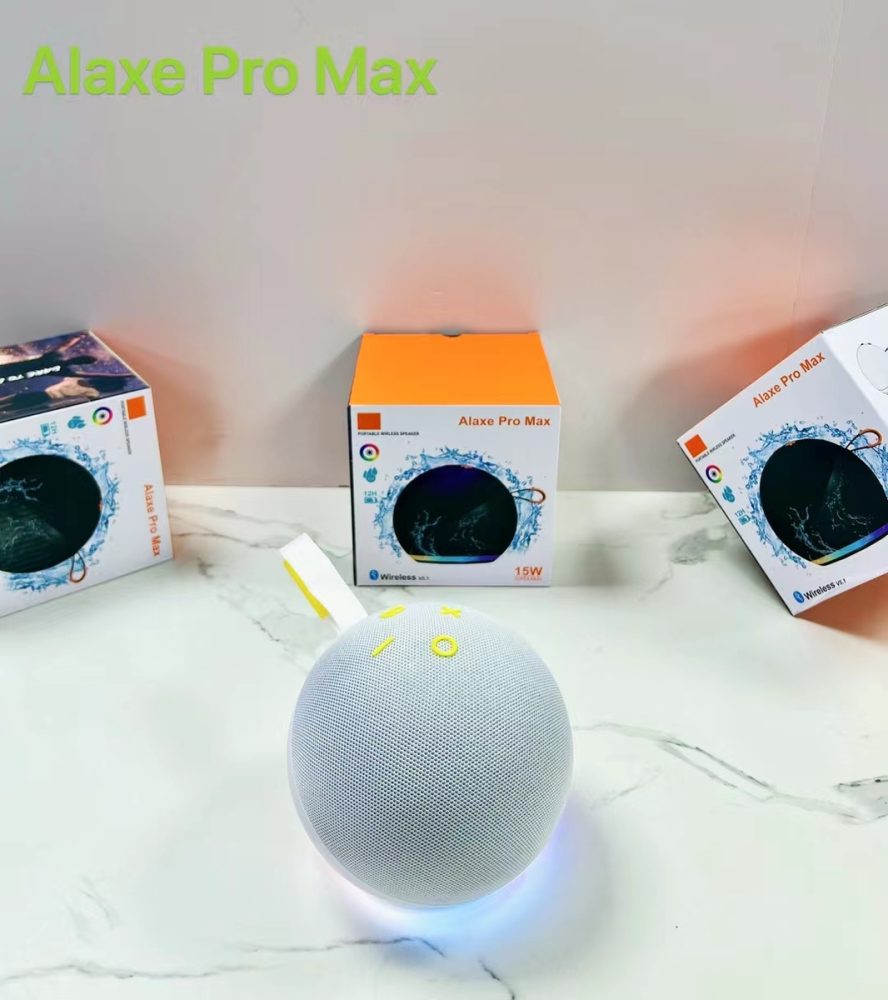 parlante asistente alaxe pro max bluetooth con luces rgb parlante asistente alaxe pro max bluetooth con luces rgb