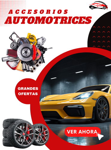 Inicio modern red automotive car (facebook post)