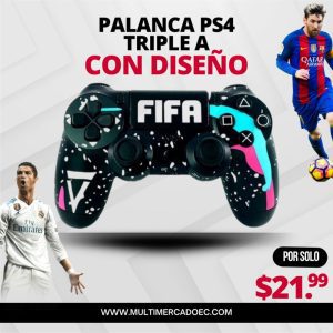 palanca ps4 triple a con diseño fifa mando inalámbrico personalizado
