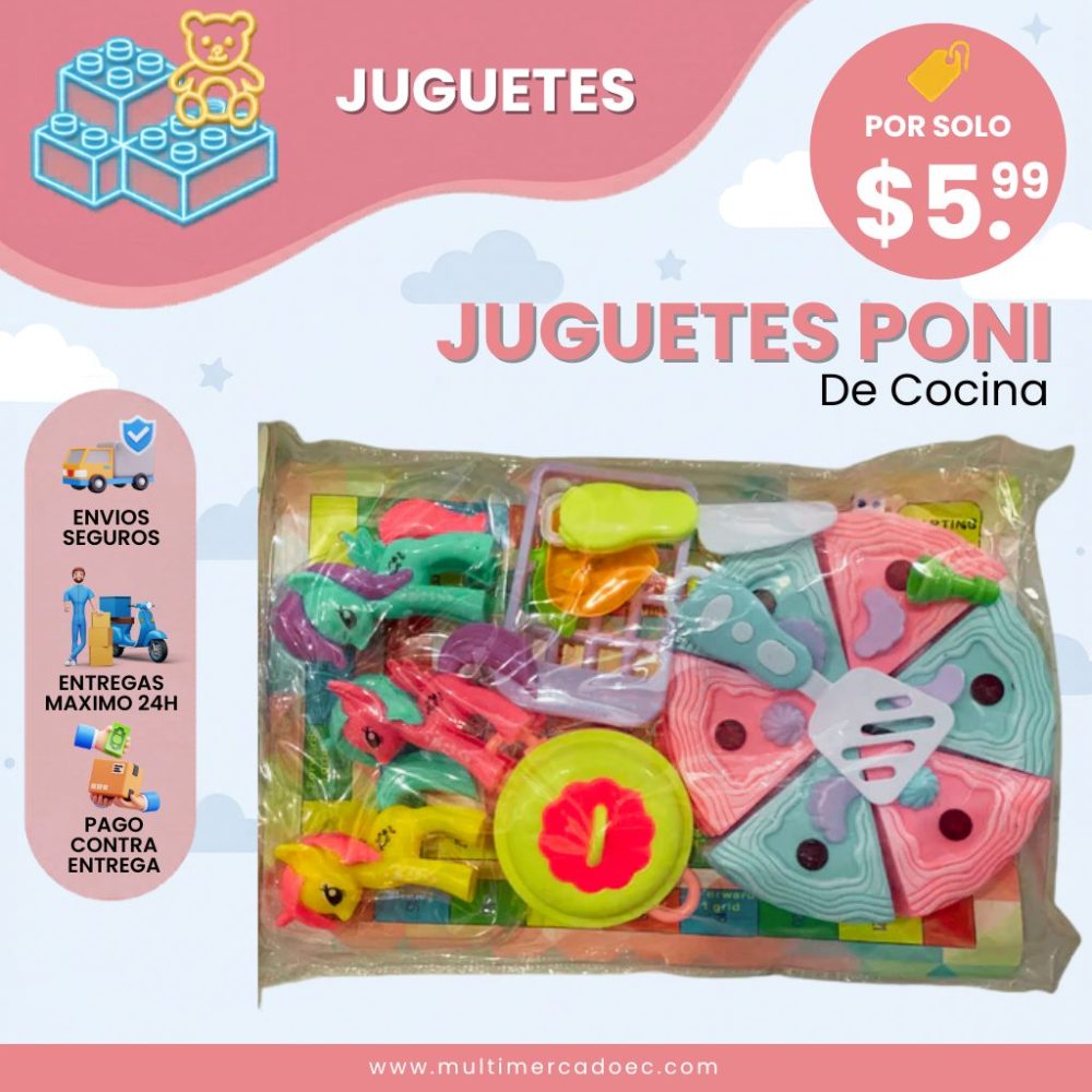 set de juguetes poni de cocina con pizza kit de juego creativo para niñas set de juguetes poni de cocina con pizza kit de juego creativo para niñas