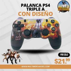 palanca ps4 triple a con diseño pubg mando inalámbrico personalizado