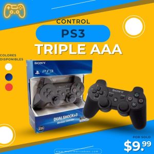 control inalámbrico para ps3 triple aaa dualshock 3 compatible con pc y playstation 3