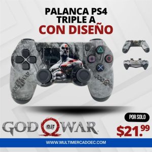 palanca ps4 triple a diseño god of war mando inalámbrico personalizado