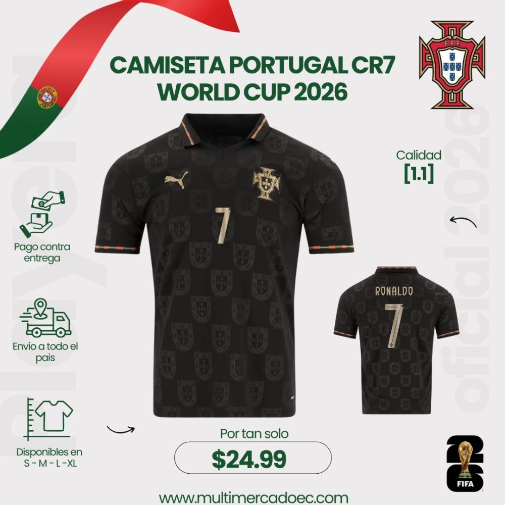 camiseta portugal cristiano ronaldo cr7 world cup 2026 –premium 1.1 camiseta portugal cristiano ronaldo cr7 world cup 2026 –premium 1.1