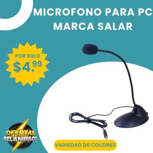 micrófono de escritorio salar | claridad para clases y videollamadas