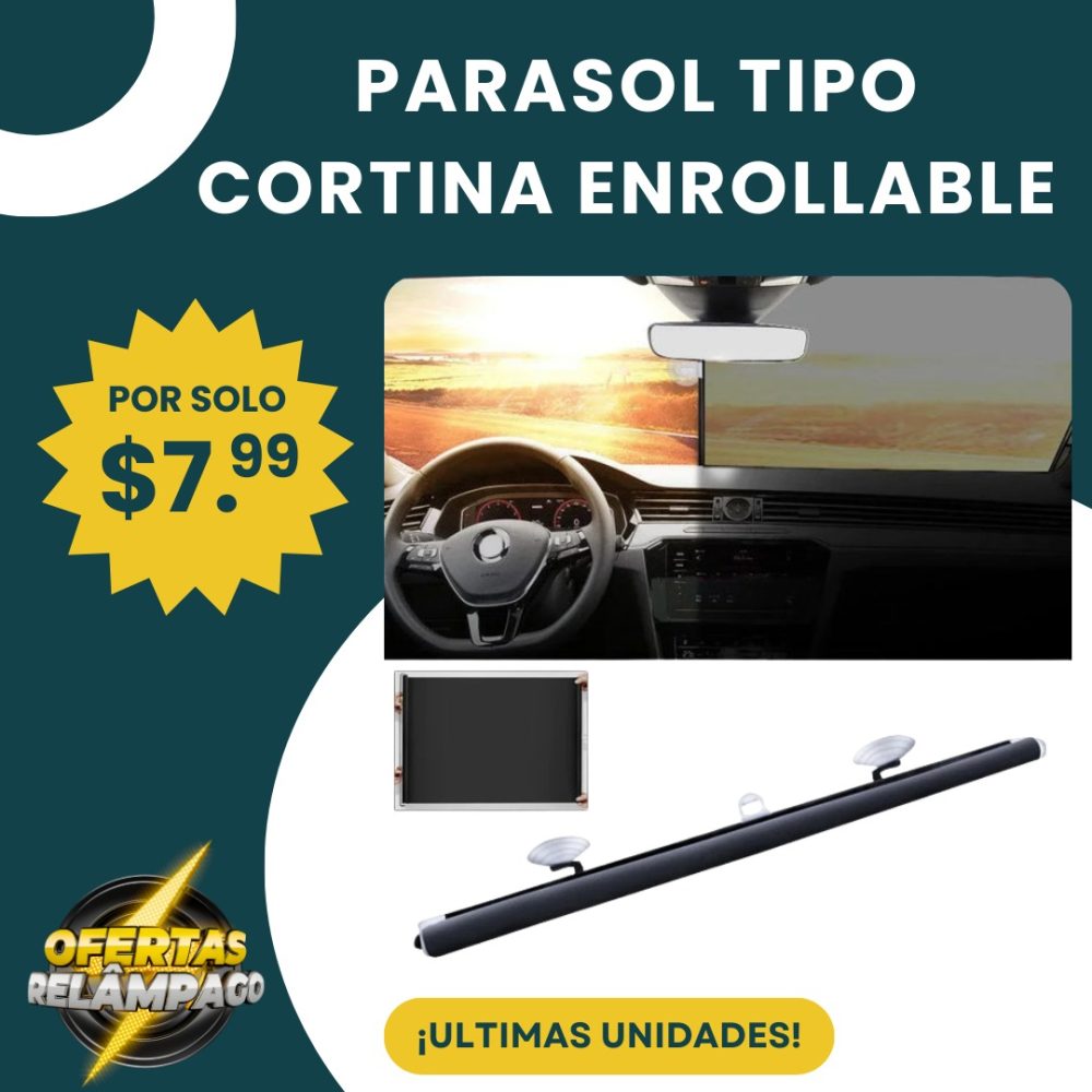 parasol tipo cortina enrollable | protección uv y frescura para tu auto parasol tipo cortina enrollable | protección uv y frescura para tu auto
