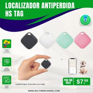 localizador antiperdida hs tag – rastreador inteligente bluetooth y localizador portátil