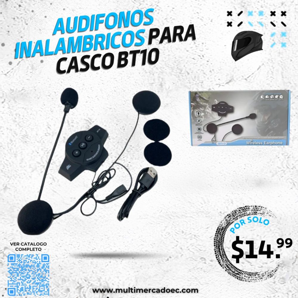 audífonos inalámbricos para casco de moto con manos libres y control integrado bt10 audífonos inalámbricos para casco de moto con manos libres y control integrado bt10