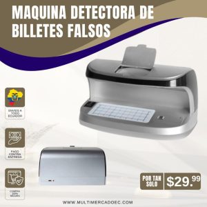 máquina detectora de billetes falsos profesional – dispositivo de seguridad con luz uv para negocios