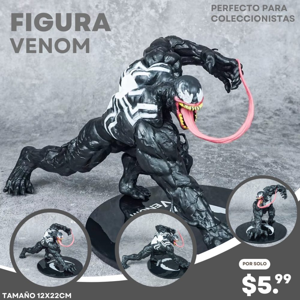 figura de acción de venom coleccionable 22cm marvel antihéroe figura de acción de venom coleccionable 22cm marvel antihéroe
