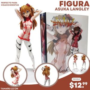 figura de asuka langley evangelion coleccionable 22cm neon genesis