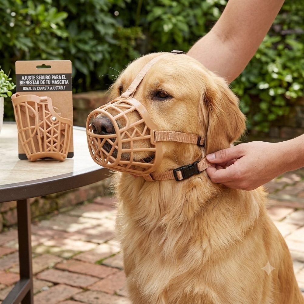 Bozal Tipo Cesta Para Perro Ajustable Bozal para perro