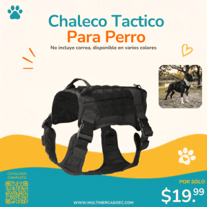 chaleco tactico para perro