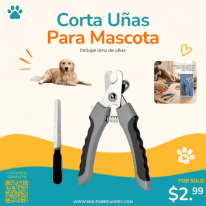 corta uñas para mascota