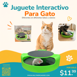 juguete interactivo para gato