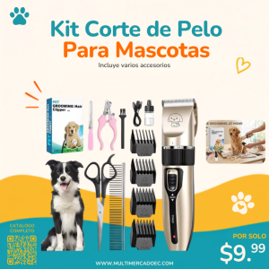 kit corte de pelo para mascotas