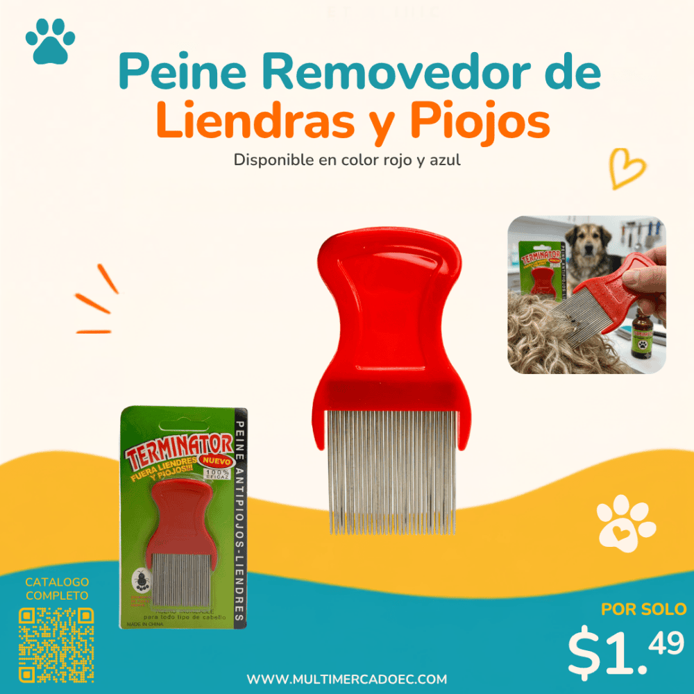 peine removedor de liendras y piojos peine removedor de liendras y piojos