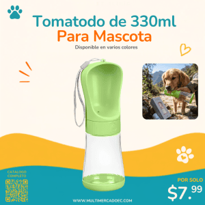 tomatodo de 330ml para mascota