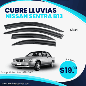 cubre lluvias nissan sentra