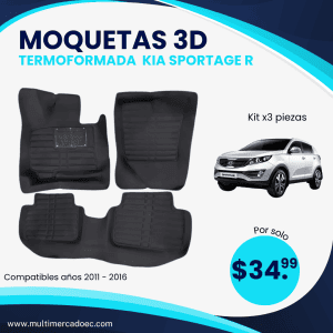 moqueta 3d kia sportage