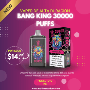 bang king 30000 puffs